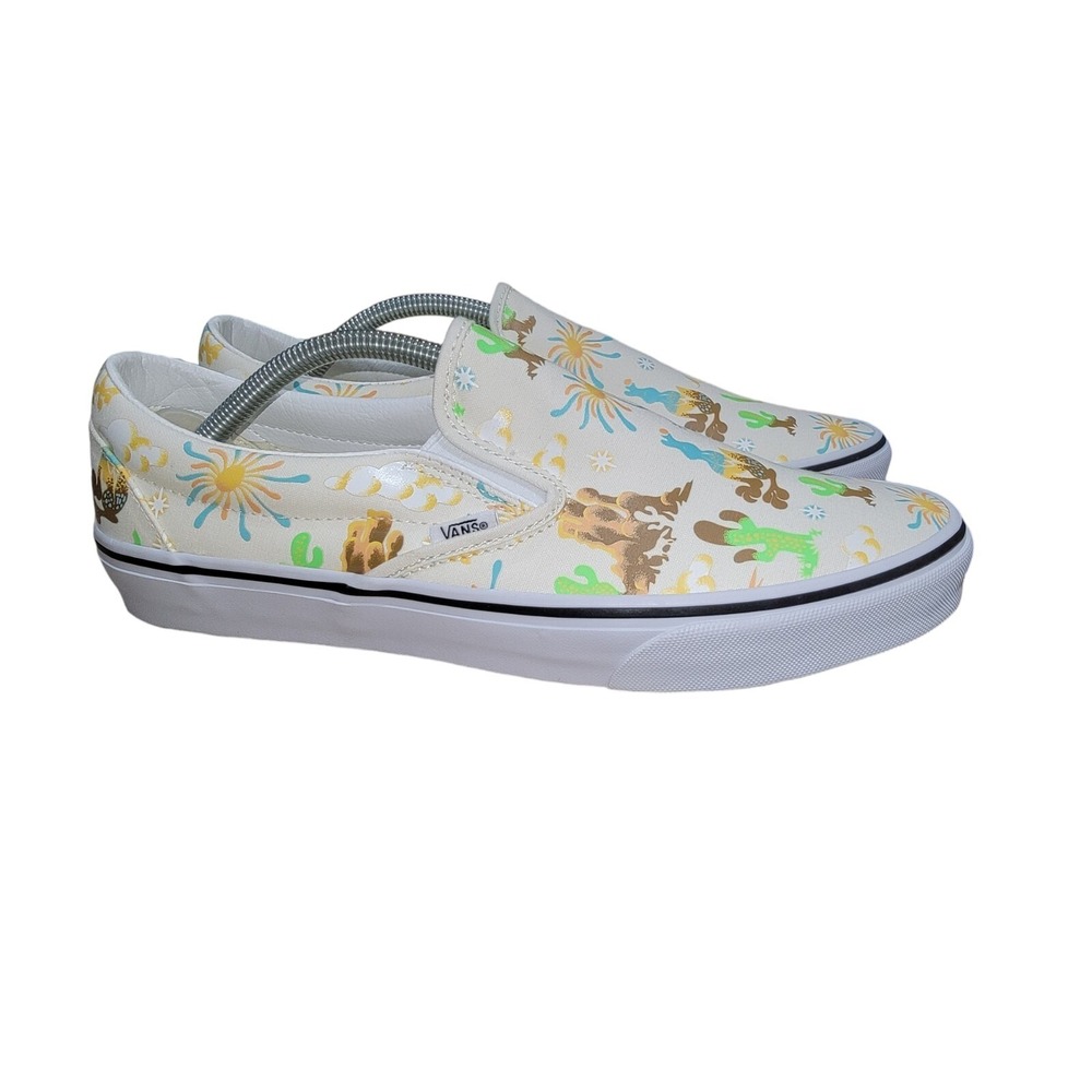 Vans Men's Classic Slip On Get Outdoors Marshmallow Sneakers Shoes Size 11.5 New